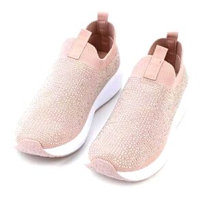 Rhinestones Knit socks sneaker Sz 7